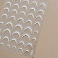 5D Rhinestone Nail Stickers | Gold Silver Crystal Decals