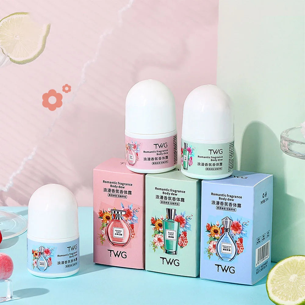 Solid Perfume Roll-On Stick | Woody Floral Fruity Scent Solid Roll-On Perfume QXL