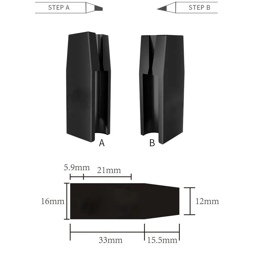 Dual-Slot Eyebrow Pencil Sharpener | Microblading Tool Eyebrow Pencil Sharpener QXL