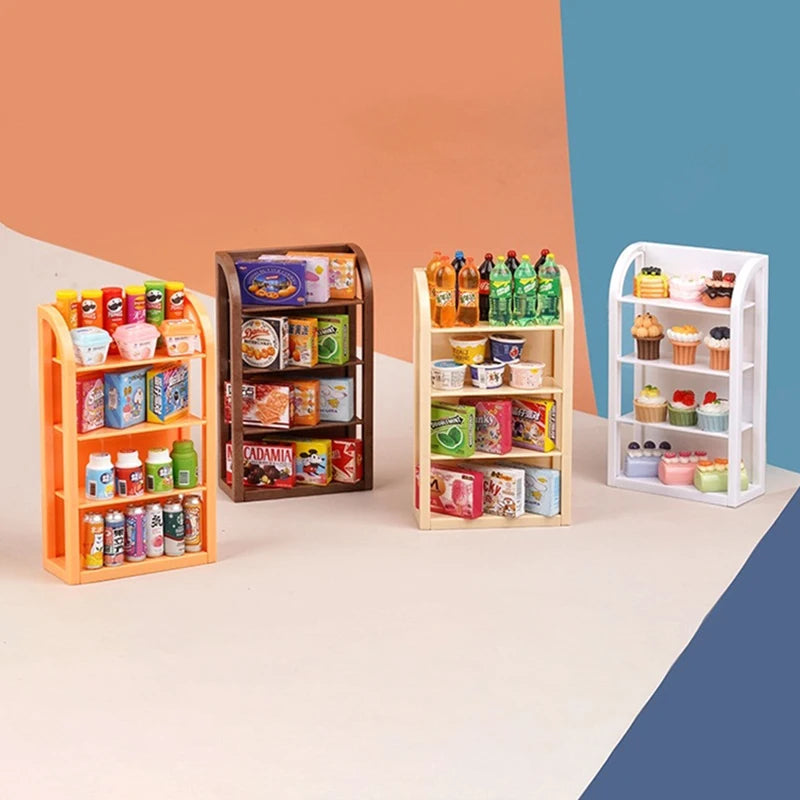 1:12 Dollhouse Miniature Supermarket Shelf & Display Rack Dollhouse Miniature QXL
