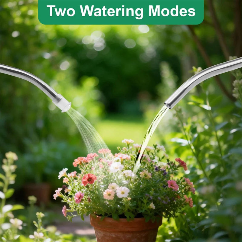 2L Long Spout Watering Can | Stainless Steel Nozzle, Indoor Plants Indoor Watering Can QXL