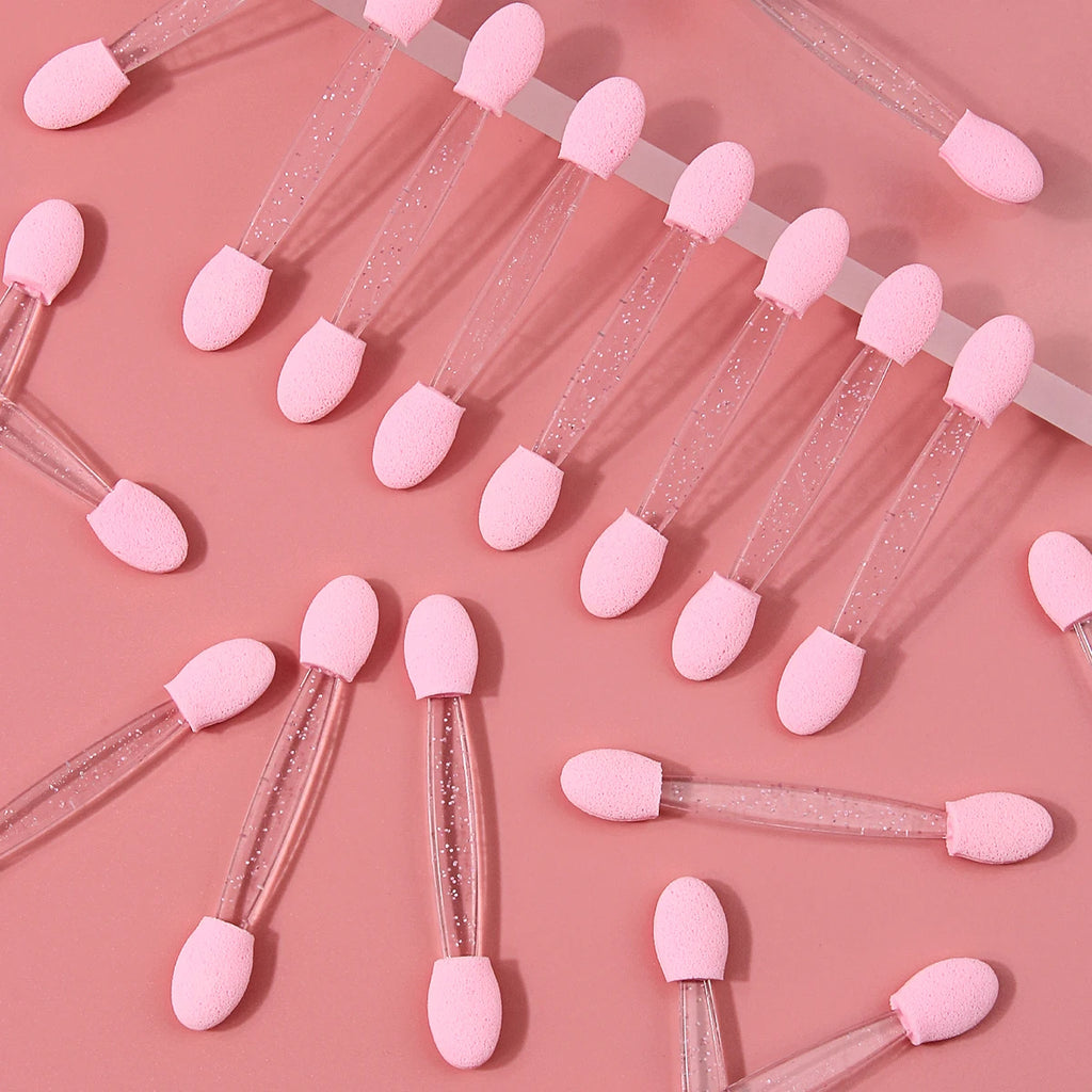50-Pack Double-Ended Eyeshadow Sponge Applicator Wands | KOSSHOW Sponge Applicator Wands QXL