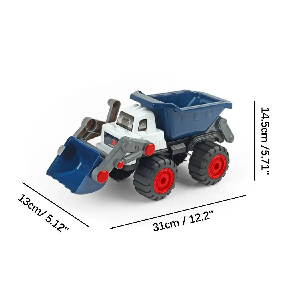 Kids Sand Excavator Truck Toy | Movable Arm Beach Digger Construction Toy Truck QXL