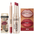 USHAS 12-Color Matte Lipstick & Lip Liner Set – Waterproof Matte Lipstick Set QXL 04 Full Size