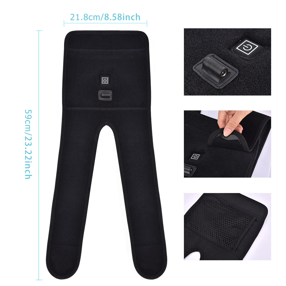 USB Heated Knee Wrap | 3-Level Warming Brace – Hailicare Heated Knee Wrap QXL