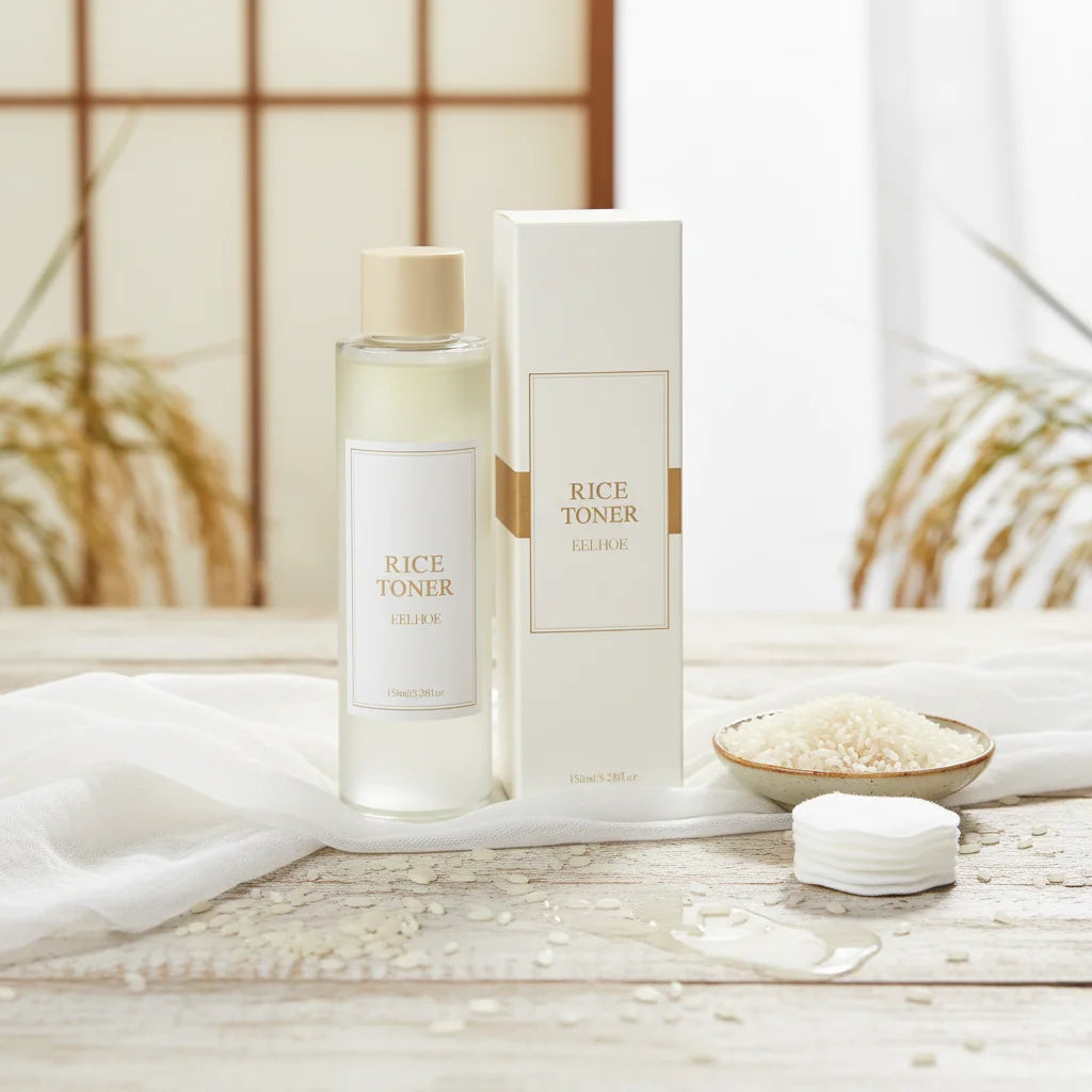 150ml Rice Toner – Hydrating & Brightening Korean Skin Care Face Toner QXL