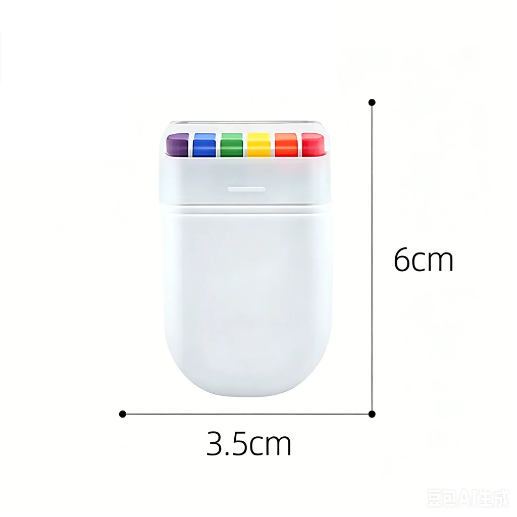 Rainbow Face Paint Crayons – 6-Color Party Set Face Paint Crayons QXL
