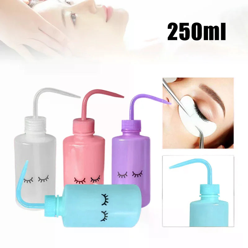 250ml Squeeze Rinse Bottle for Eyelash Extensions & Tattoo Squeeze Rinse Bottle QXL