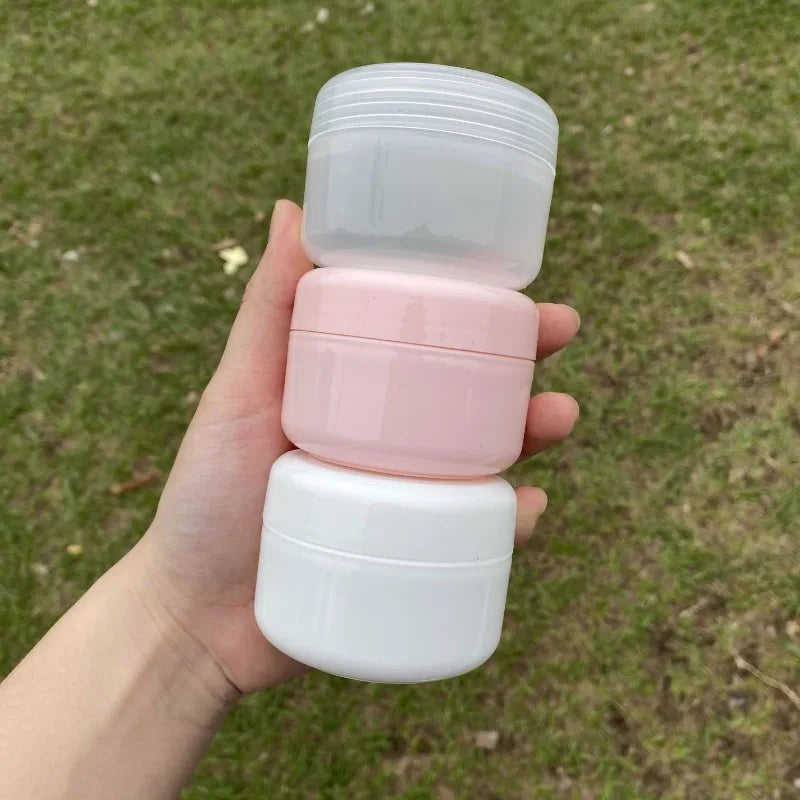 Refillable Travel Cosmetic Jar for Cream & Lip Balm Storage Cosmetic Storage Jar QXL