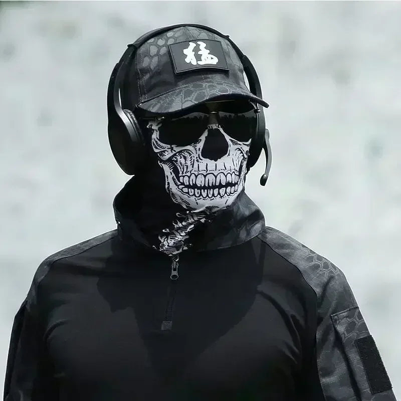 Robot Skull Balaclava Face Mask for Cycling Ski Motorcycle Balaclava Face Mask QXL