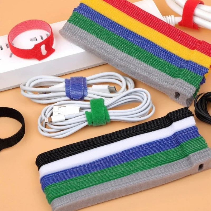 40-Pack Reusable Nylon Cable Clips | Cord Organizer Set Cable Clip Organizer QXL