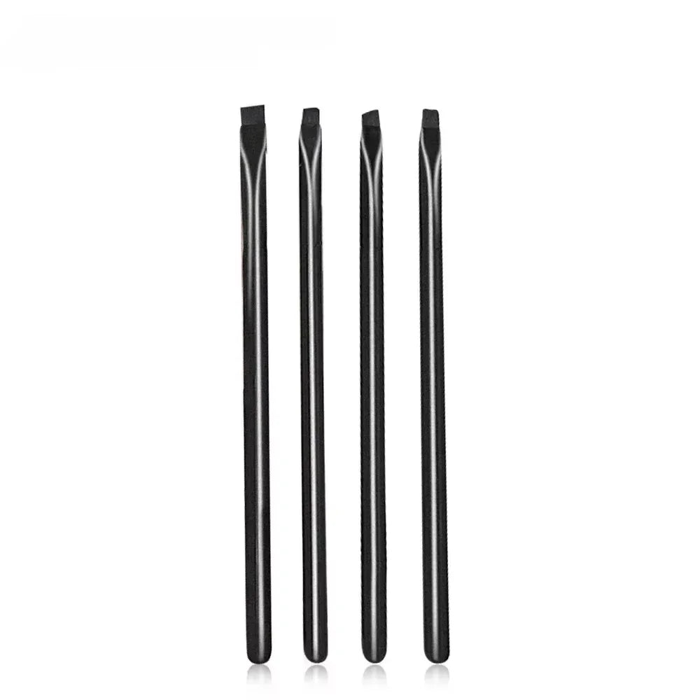 3-Piece Eye Makeup Brush Set | Eyeliner, Brow & Shadow Eye Makeup Brush Set QXL 4pcs black