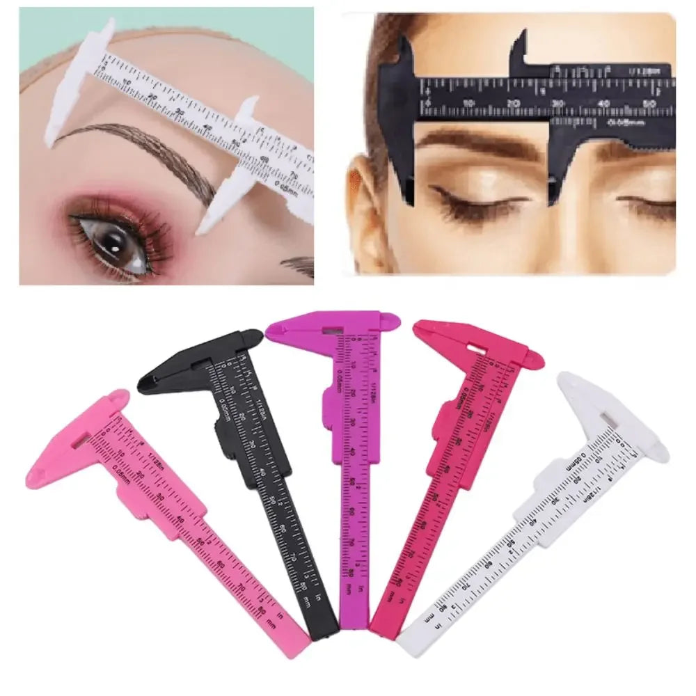 80mm Eyebrow Caliper Ruler for Microblading & Brow Mapping Brow Mapping Caliper QXL