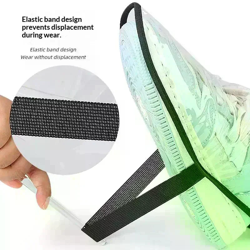 Transparent Barber Shoe Covers – Hair Catcher PVC 1 Pair Barber Shoe Covers QXL