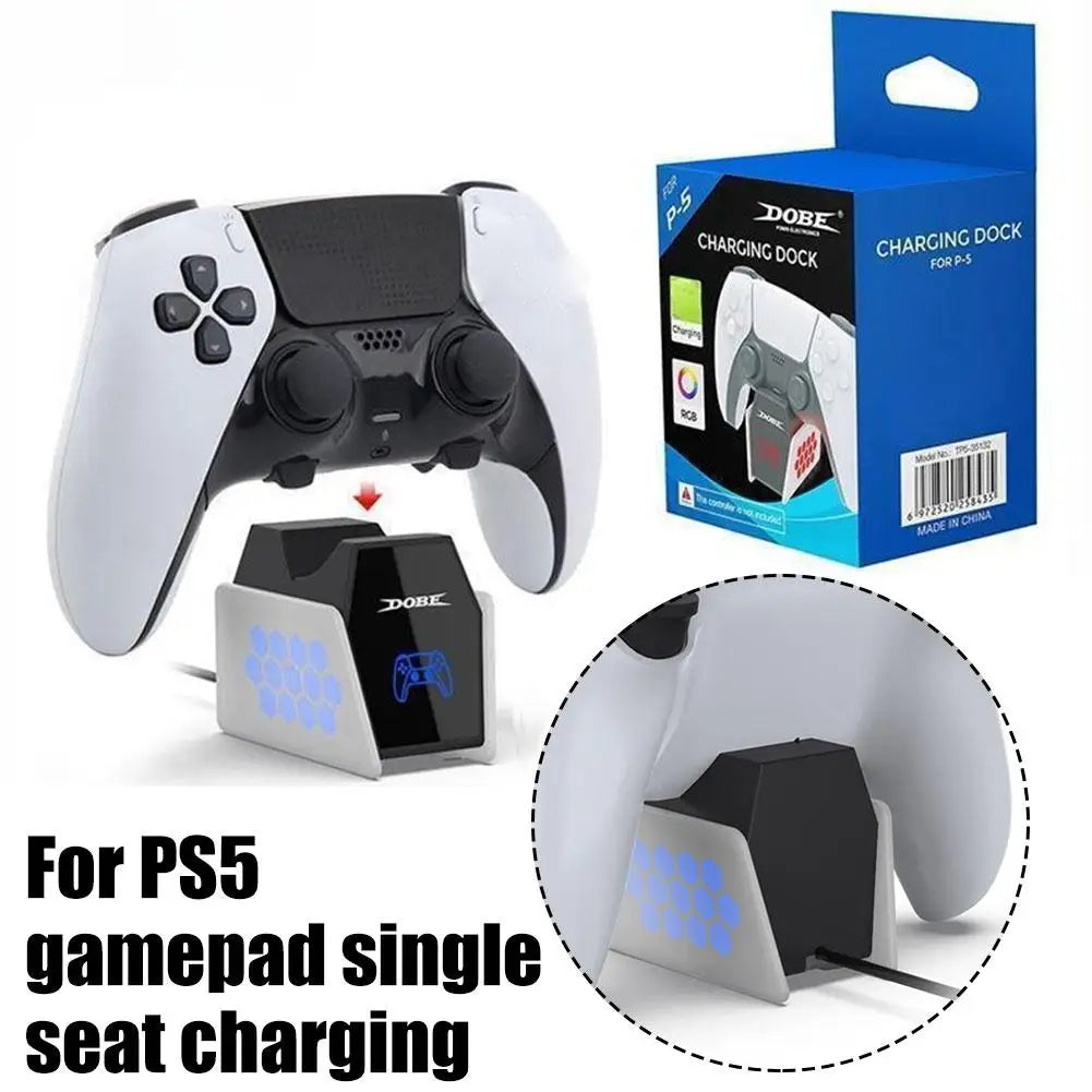 PS5 Controller Charging Dock Station with RGB Lights Controller Charging Dock QXL