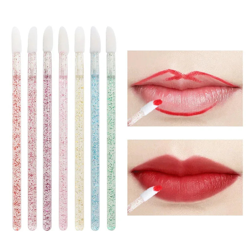 300/500-Pack Disposable Lip Brushes & Lash Wand Applicators Disposable Makeup Applicators QXL