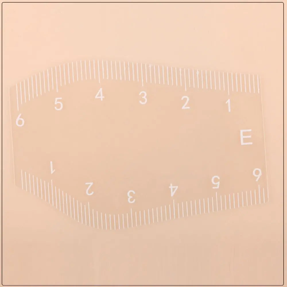 5-Piece Reusable Eyebrow Mapping Ruler & Shaping Stencil Set Eyebrow Stencil Set QXL