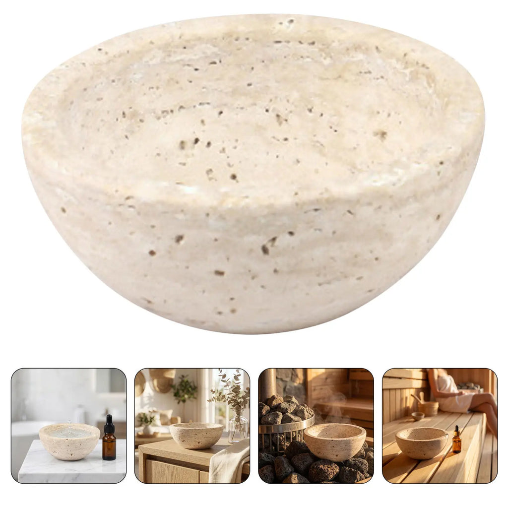 Stone Essential Oil Diffuser Tray | Sauna Aromatherapy Bowl Essential Oil Tray QXL