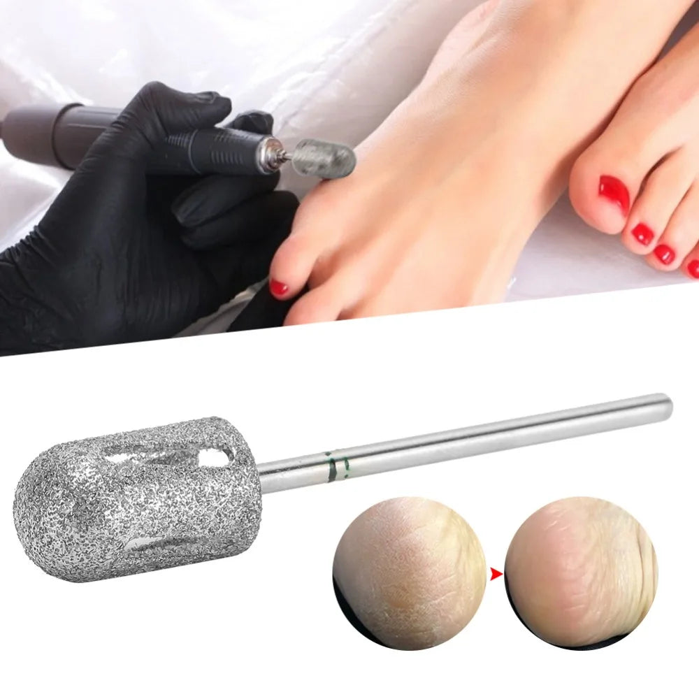 Stainless Steel Pedicure Nail Drill Bit | 3/32" Callus Sander Pedicure Drill Bit QXL