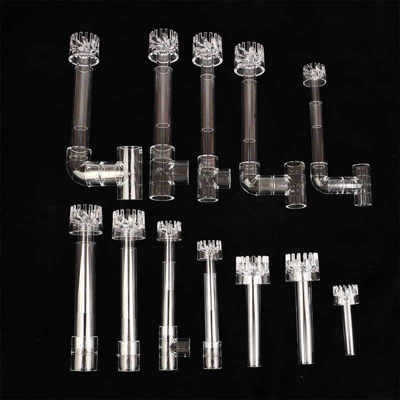 Clear Acrylic Lily Pipe Skimmer Set | Aquarium Filter Pipes Aquarium Filter Pipes QXL