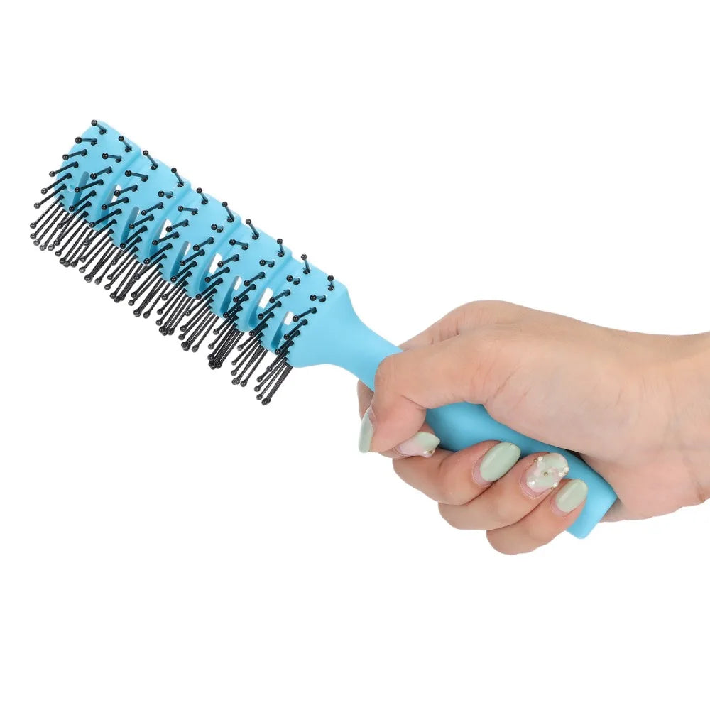 Anti-Static Vented Detangling Hair Brush | ABS & Nylon Detangling Hair Brush QXL