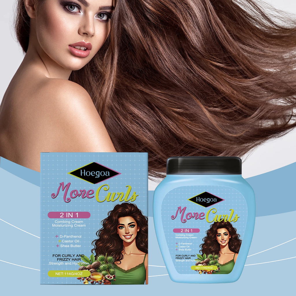 HOEGOA Castor Oil Hair Mask – Leave-In Conditioner 114g Hair Mask Conditioner QXL