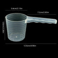 Transparent Measuring Spoon 50g 100ml | Pet & Kitchen Use Pet Measuring Spoon QXL 5PCS onesize