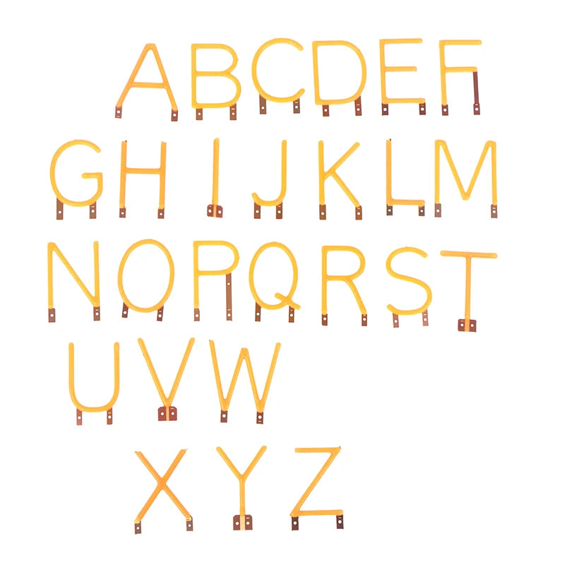 COB LED Filament Letter Light Yellow – DIY Signboard Décor LED Filament Light QXL