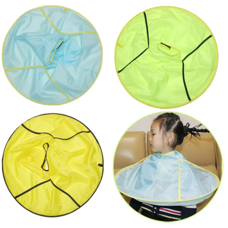 Kids Hair Cutting Cape Cartoon Umbrella Apron – 60cm Hair Cutting Cape QXL