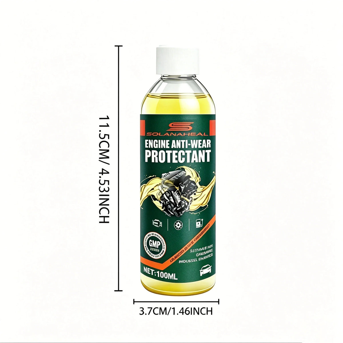Engine Anti-Wear Protectant 100ml | Reduce Friction & Extend Life Engine Oil Additive QXL