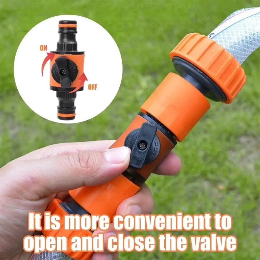 3/4" Quick Connect Garden Hose Valve Adapter with Shut-Off Hose Valve Adapter QXL