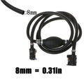 1.9m Outboard Fuel Line Kit 6mm/8mm Hose & Primer Bulb Marine Fuel Line Kit QXL 8mm