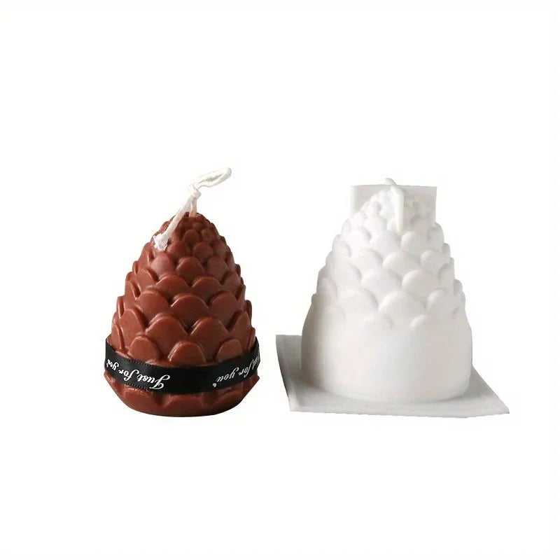 Silicone Pine Cone Candle Mold | DIY Candle Making Candle Making Mold QXL