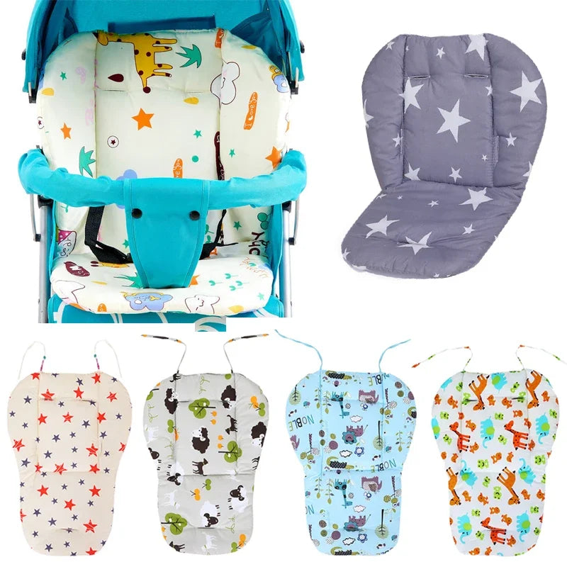 Baby Highchair Cushion Pad | Cotton Seat Mat for Stroller & Feeding Highchair Seat Cushion QXL