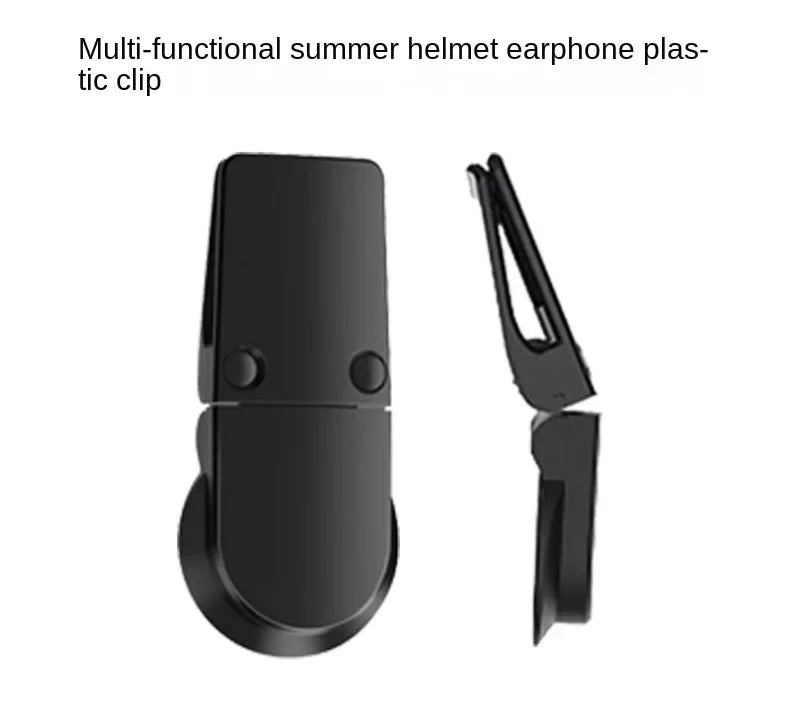 Motorcycle Helmet Bluetooth Headset Clamp | Steel & Plastic Clip Helmet Headset Clamp QXL A Plastic clips