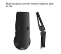 Motorcycle Helmet Bluetooth Headset Clamp | Steel & Plastic Clip Helmet Headset Clamp QXL A Plastic clips