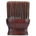 Rubberwood Barber Neck Duster Brush | Soft Nylon Bristles Barber Neck Brush QXL -M