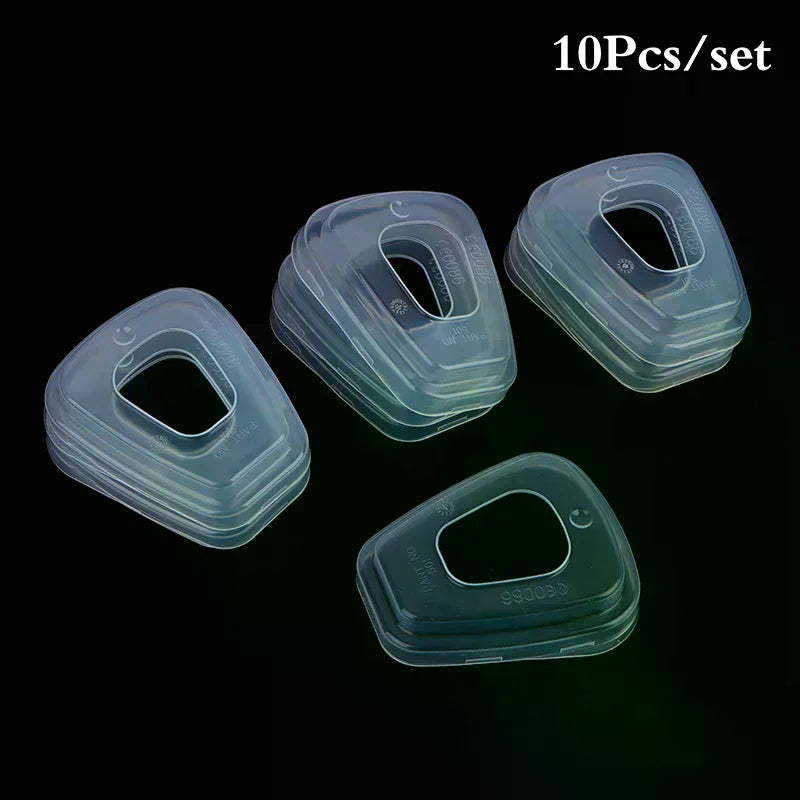 10-Pack 501 Filter Adapter Covers for 6800 6001 7502 Respirators Respirator Filter Adapter QXL