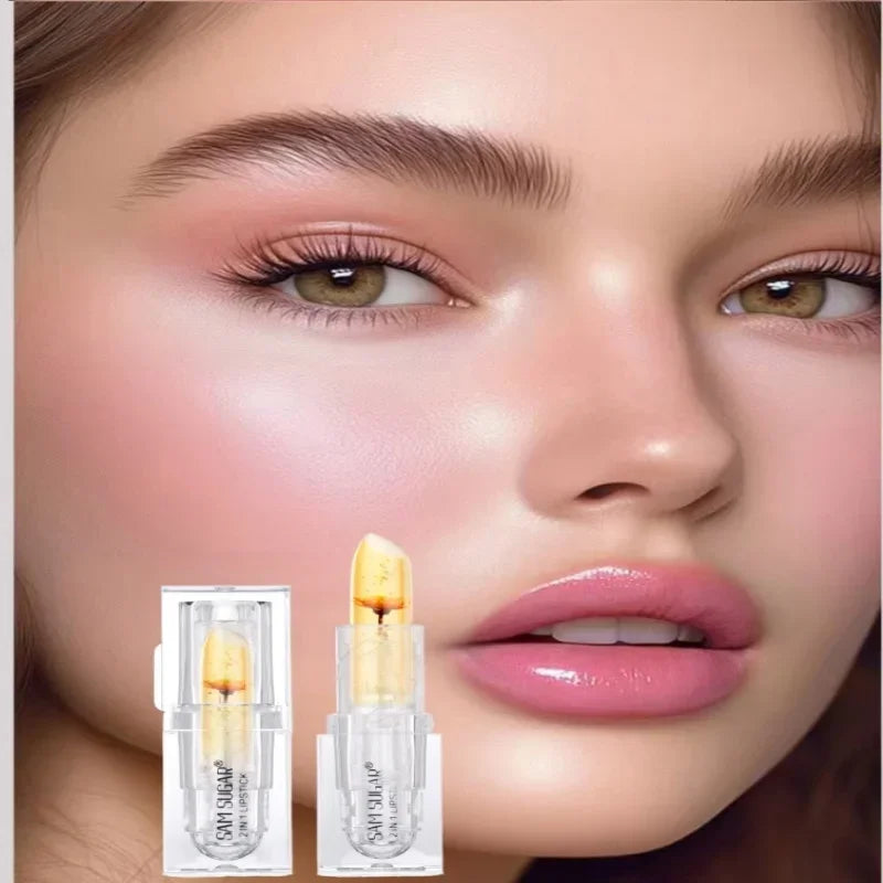 SAM SUGAR Gold Foil Color-Changing Lipstick & Lip Balm Color-Changing Lipstick QXL