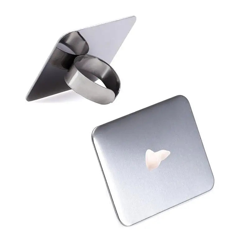 Stainless Steel Ring Nail Art Paint Mixing Palette Tool Nail Art Palette QXL