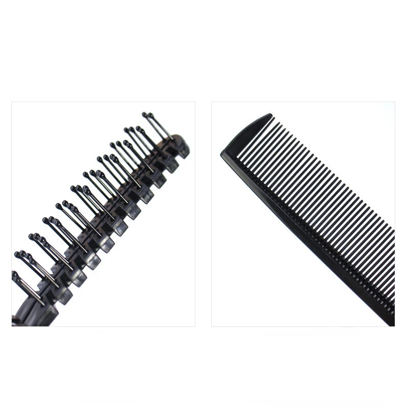 Double-Sided Folding Pocket Beard Comb | Fine & Wide Teeth Pocket Beard Comb QXL