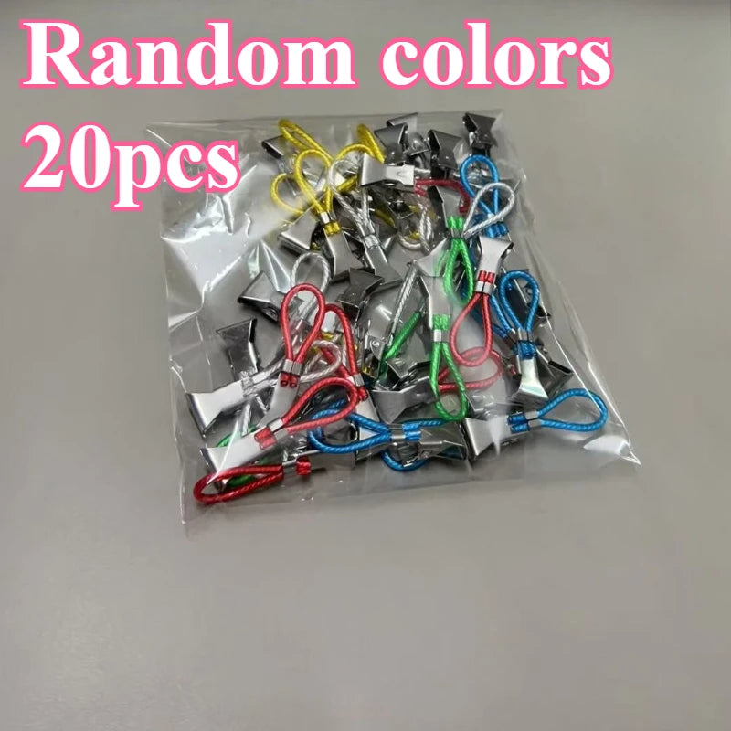 20-Pack Stainless Steel Wall Clips | Kitchen Bathroom Storage Hooks Wall Storage Hooks QXL Random colors 20pcs