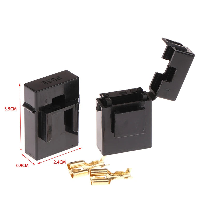 10-Pack ATC Blade Fuse Holder Block with 20 Brass Terminals Auto Fuse Holder QXL