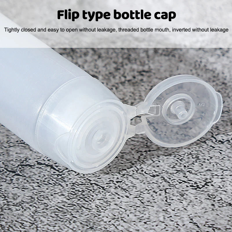 10-Pack Refillable Squeeze Tubes 30/50ml | Travel Cosmetic Bottles Refillable Travel Tubes QXL