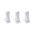 Baby-Proof Cabinet & Door Safety Lock | Child Latch Guard Baby Safety Lock QXL B188 White-3pcs