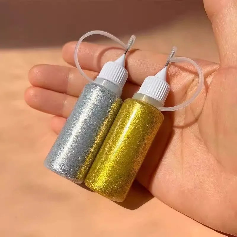VERONNI Glitter Glue Set – Face, Body & DIY Craft Art Glitter Body Paint QXL