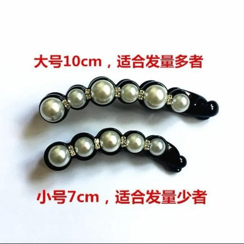 Pearl Banana Hair Clips – Claw Clamps & Ponytail Barrettes Hair Claw Clip QXL