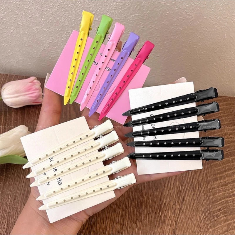 No-Crease Metal Hair Clips | Salon Curl Pin Set with Bag Hair Styling Clips QXL