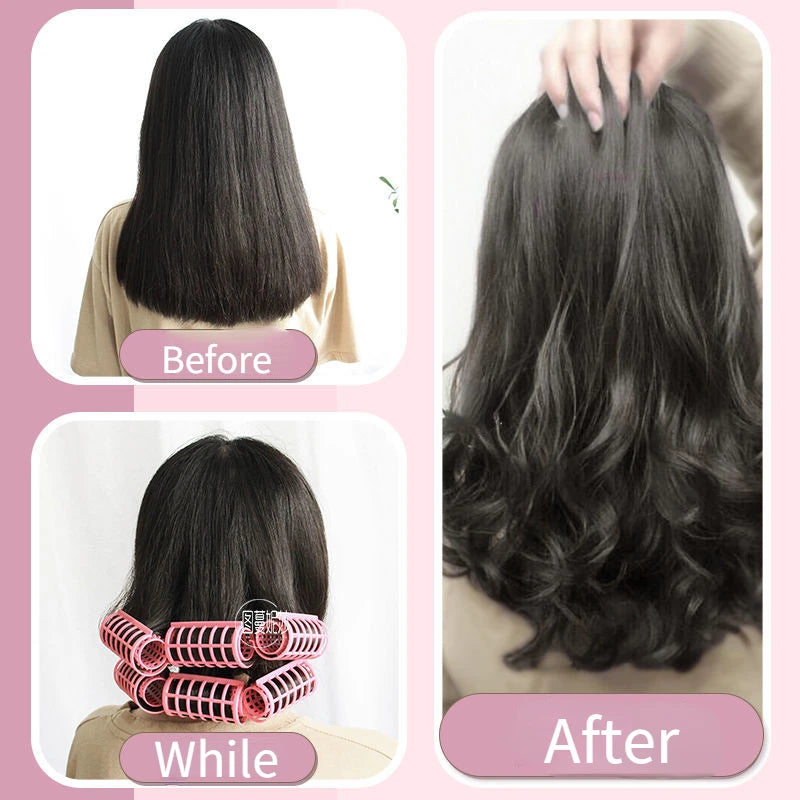 6–14 Pcs Large Grip Hair Curler Roller Clips | DIY Styling Hair Curler Rollers QXL