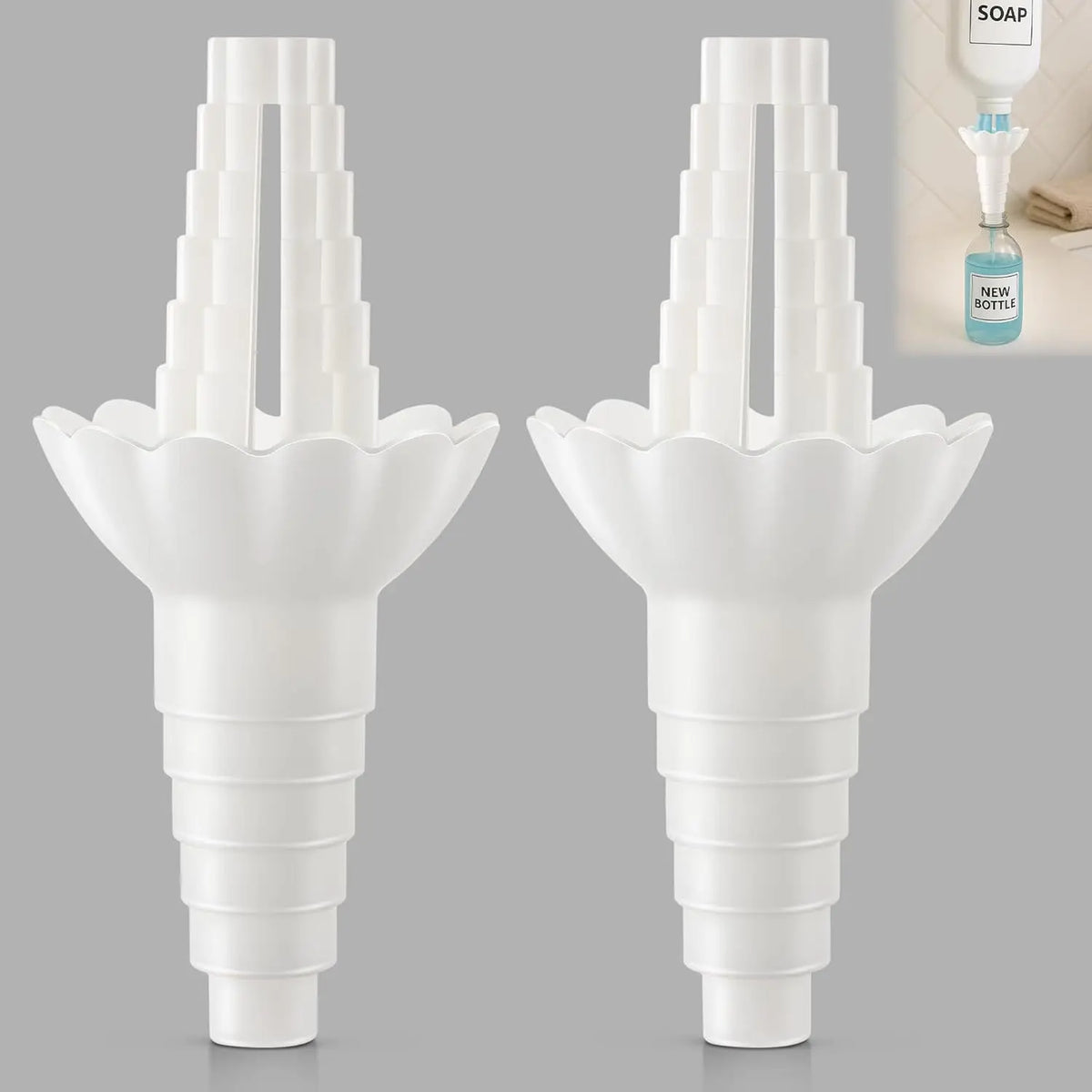 Universal Liquid Transfer Connector | Reusable Dispenser Tool Liquid Transfer Connector QXL